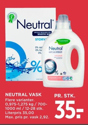 MENY Neutral vaskemiddel-tabs tilbud