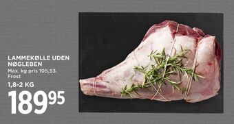 MENY Ukendt lammekølle tilbud
