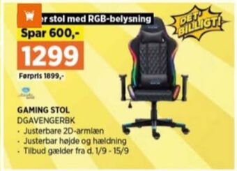 Power Dacota gamerstol tilbud