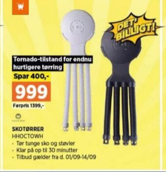 Power Hedgehog skotørrer tilbud