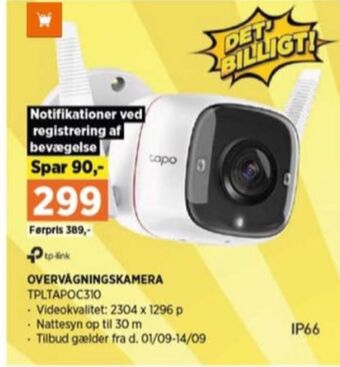 Power Tp-link overvågningskamera tilbud