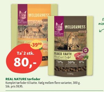 Maxi Zoo Real nature kattefoder tilbud