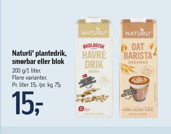 Føtex Naturli' smørbar eller tilbud