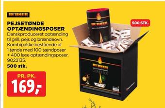 jem & fix Pejsetønde optændingsposer tilbud