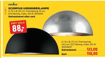 jem & fix Scorpius udendørslampe tilbud
