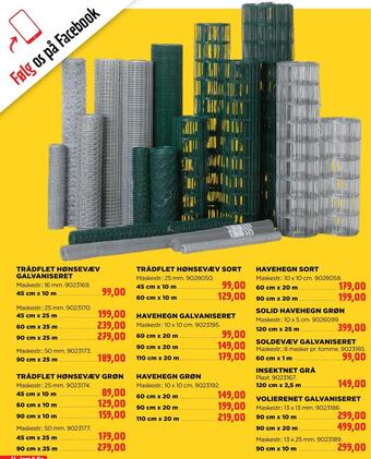 jem & fix Havehegn galvaniseret tilbud