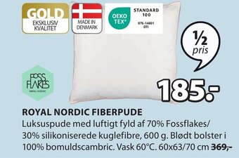 JYSK ROYAL NORDIC FIBERPUDE tilbud
