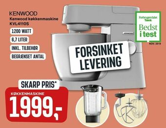 Skousen Kenwood køkkenmaskine KVL4110S tilbud