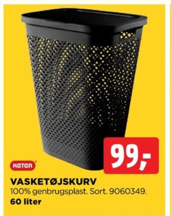 jem & fix Keter vasketøjskurv tilbud
