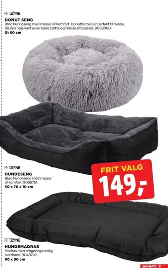 jem & fix Petzone hundesenge tilbud