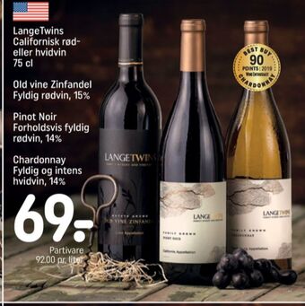 REMA 1000 Ukendt californisk rødvin tilbud