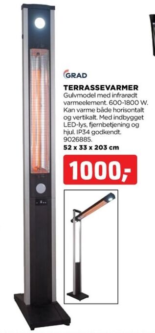 jem & fix Grad terrassevarmer tilbud