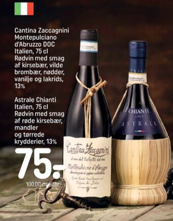 REMA 1000 Ukendt italiensk rødvin tilbud