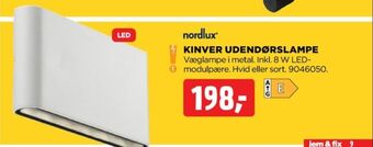 jem & fix Kinver væglampe tilbud