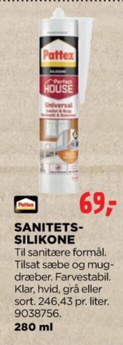 jem & fix Pattex silikone tilbud