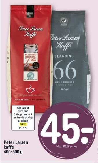Blanding 72 kaffe formalet