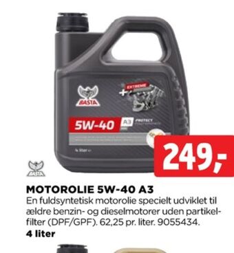 jem & fix Basta motorolie tilbud