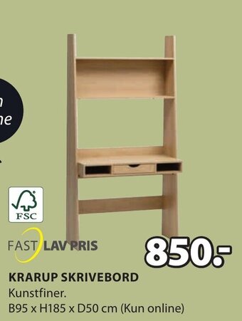 KRARUP SKRIVEBORD