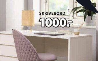 JYSK LIMFJORDEN SKRIVEBORD tilbud