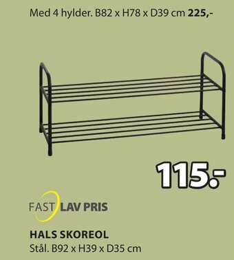 JYSK HALS SKOREOL tilbud