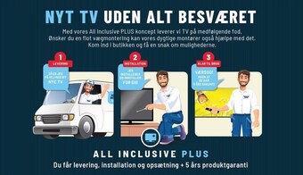 Nyt tv uden alt besværet