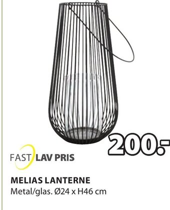 JYSK MELIAS LANTERNE tilbud