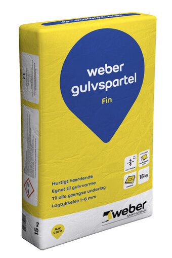 jem & fix Weber gulvspartel fin 15 kg tilbud