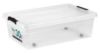 Plast1 bedroller m/låg klar - boxone 30