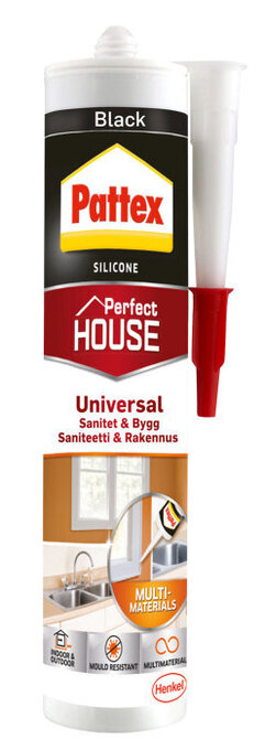 jem & fix Pattex sanitets- og byggesilikone sort tilbud