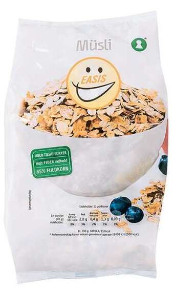 Rema 1000 Müsli, 600 g tilbud
