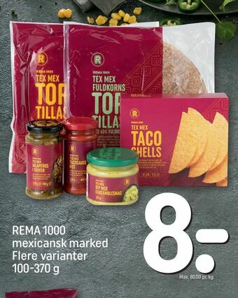 REMA 1000 REMA 1000 mexicansk marked tilbud