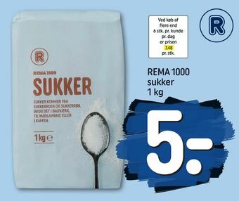 REMA 1000 REMA 1000 sukker tilbud