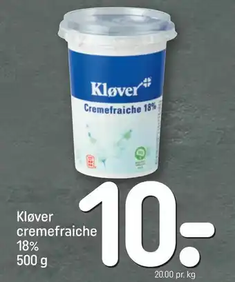 REMA 1000 Kløver cremefraiche 18% tilbud