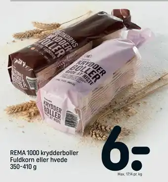 REMA 1000 REMA 1000 krydderboller Fuldkorn eller hvede tilbud