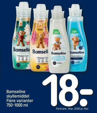 REMA 1000 Bamseline skyllemiddel tilbud