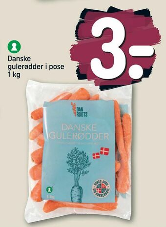 REMA 1000 Danske gulerødder i pose tilbud