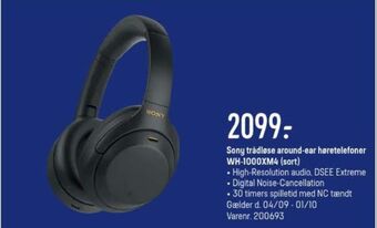 Elgiganten Sony headset tilbud