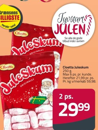 Cloetta Juleskum