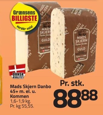 Fleggaard Mads Skjern Danbo 45+ m. el. u. Kommen tilbud