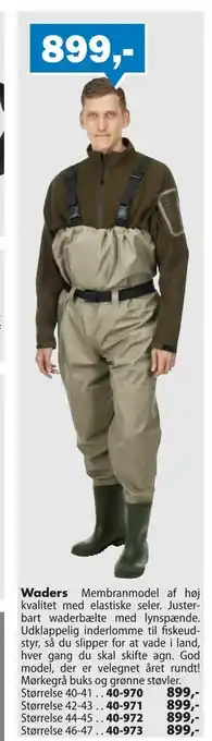 Biltema Waders tilbud