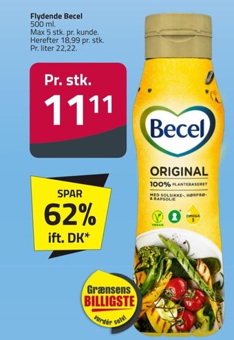 Flydende Becel 500 ml.
