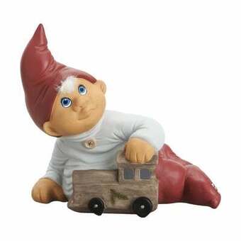 Imerco Klarborg nisse nor - h 14 cm - keramik - rød tilbud