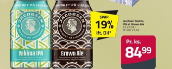 Fleggaard Jacobsen Yakima IPA el. Brown Ale tilbud