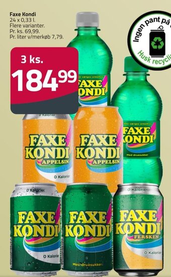 Fleggaard Faxe Kondi tilbud