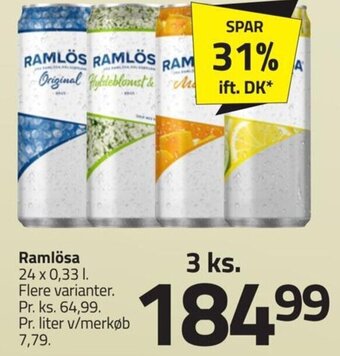 Fleggaard Ramlösa tilbud