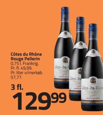 Fleggaard Côtes du Rhône Rouge Pellerin tilbud