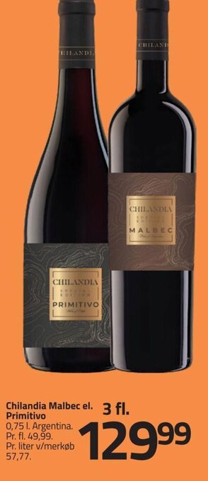 Chilandia Malbec el. Primitivo