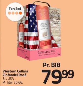 Fleggaard Western Cellars Zinfandel Rosé tilbud