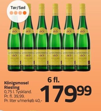 Fleggaard Königsmosel Riesling tilbud