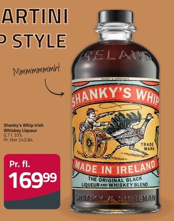 Fleggaard Shanky's Whip Irish Whiskey Liqueur tilbud